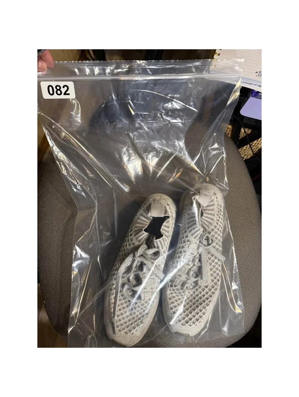 NOBULL Knit Runner Training Shoes - Heather Grey / White (Size 8m /women 9.5)